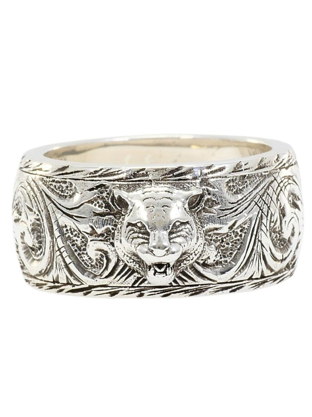 Gucci Cat Head 925 Sterling Silver Ring